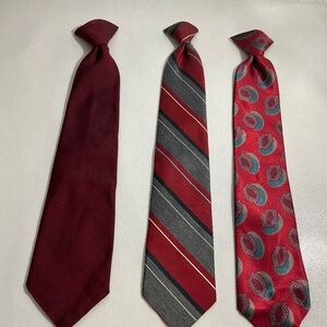 Tie set of three ties